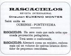 Reclamo da revista non nata 