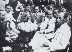 Grupo de galegos en Buenos Aires