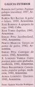 Listaxe libros publicados desde o ano 39 até os anos 50