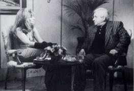 Avilés de Taramancos nunha entrevista televisiva