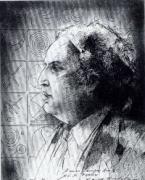 Méndez Ferrín. Debuxo.