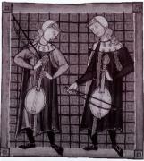 Músicos con viola.