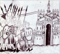 Cerca dunha cidade. Cantigas de Santa María