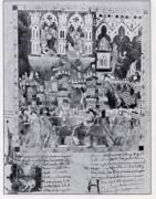 Miniatura do século XIV, nun manuscrito da 