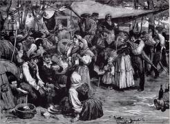 Debuxo da romaxe de San Cosme en Baiona