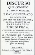 Discurso composto e lido polo prior do Real Consulado