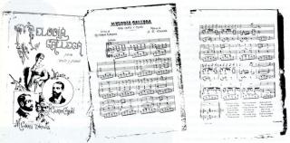 Edición da partitura para a 