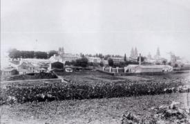 Imaxe dos arrabaldes de Compostela
