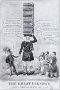 Caricatura de Walter Scott