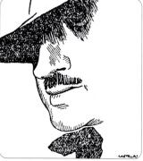 Debuxo de Cabanillas por Castelao