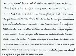 Caligrafía orixinal de Cabanillas