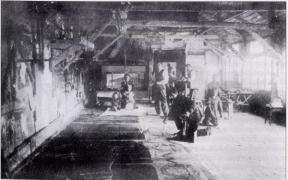 O taller de escenografía de Díaz Baliño
